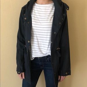 dark blue jacket